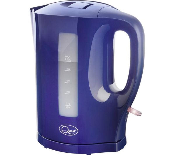 An image of QUEST 35009 Electric Kettle - Navy Blue