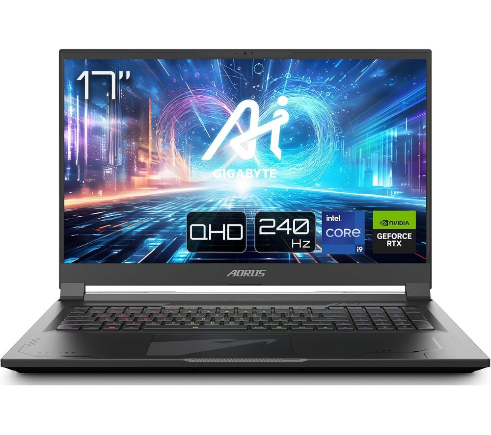 AORUS 17X 17.3" Gaming Laptop - Intel® Core™ i9, RTX 4090, 1 TB HDD & 256 GB SSD