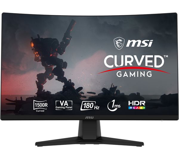 Msi Mag 242c Full Hd 24 Curved Va Gaming Monitor Black
