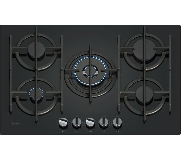 NEFF N70 T27PIQ4S0 75 cm Gas Hob - Black