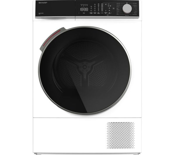 SHARP KD-NHB0S9GWD-EN 10 kg Heat Pump Tumble Dryer - White