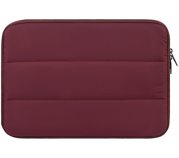 An image of GOJI G15PFSLRD26 15.6" Laptop Sleeve - Burgundy