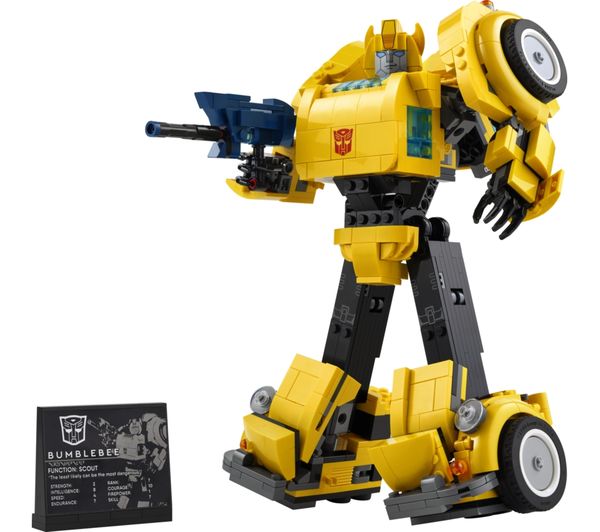 An image of LEGO Icons 10338 Transformers Bumblebee Set for Adults