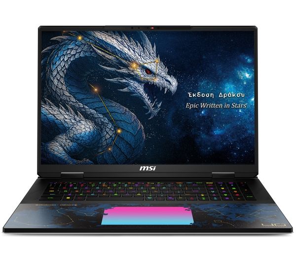 An image of MSI Titan 18 HX Dragon Edition Draco Epic 18" Gaming Laptop - Intel® Core™ Ultra 9, RTX 5090, 2 TB SSD