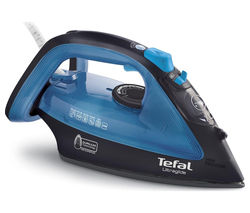 TEFAL Ultraglide FV4043 Steam Iron - Black & Blue