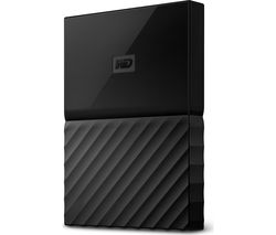 WD My Passport Portable Hard Drive - 1 TB, Black