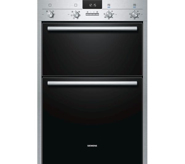 SIEMENS HB43MB520B Electric Double Oven - Stainless Steel, Stainless Steel