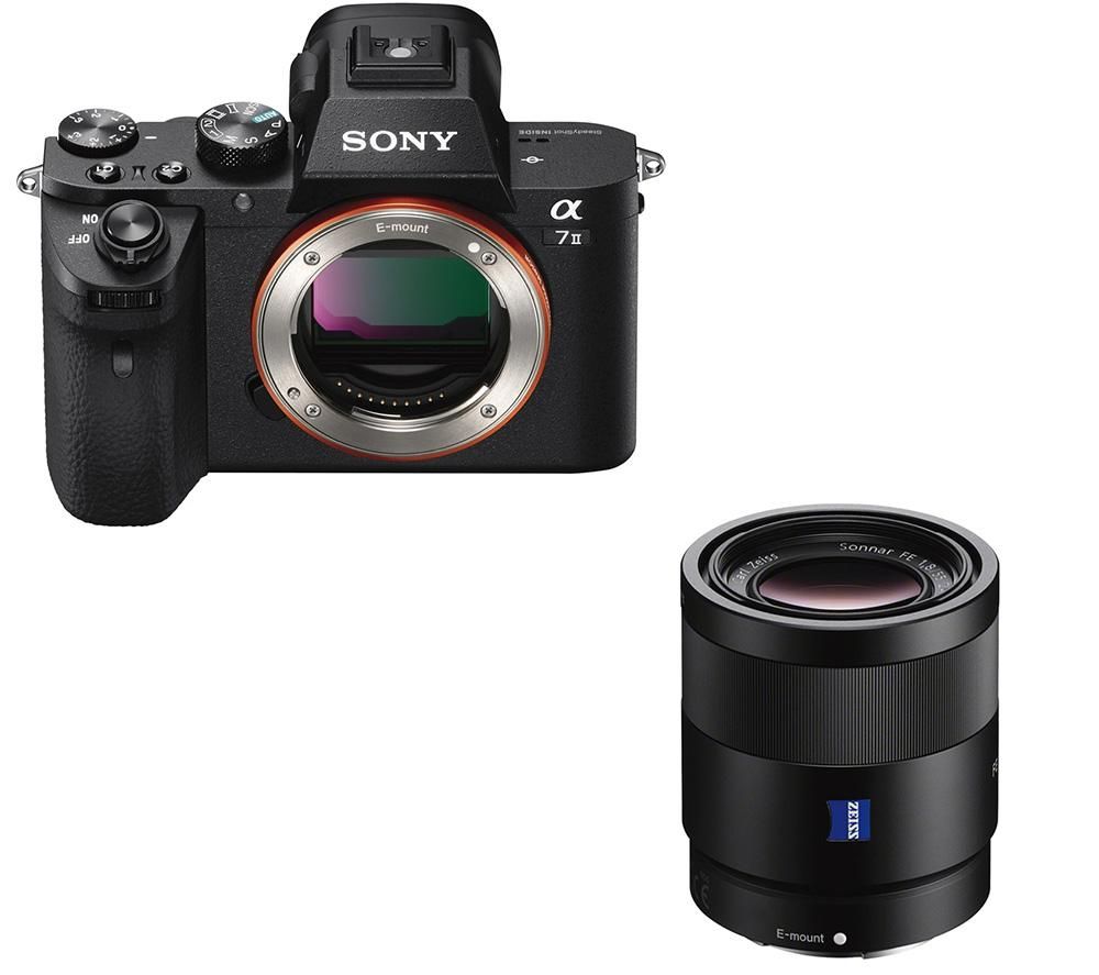 SONY a7 II Mirrorless Camera & Sonnar Standard Prime Lens Bundle
