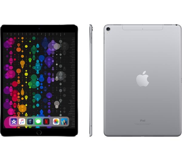 APPLE 10.5" iPad Pro - 256 GB, Space Grey (2017) + iPad Pro 10.5" Smart