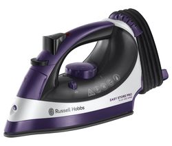 RUSSELL HOBBS Easy Store Pro Plug & Wind 23780 Steam Iron - Purple & White