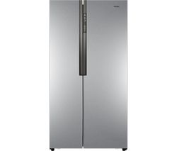 HAIER HRF-521DS6 American-Style Fridge Freezer - Silver