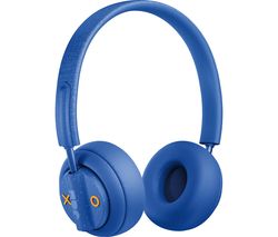 JAM Out There HX-HP303BL Wireless Bluetooth Noise-Cancelling Headphones - Blue
