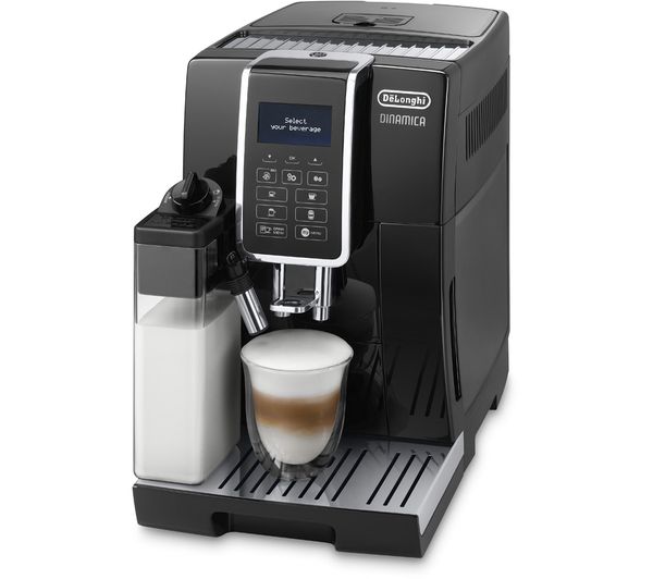 0132215419 - DELONGHI Dinamica ECAM 350.55.B Bean to Cup Coffee Machine -  Black - Currys Business