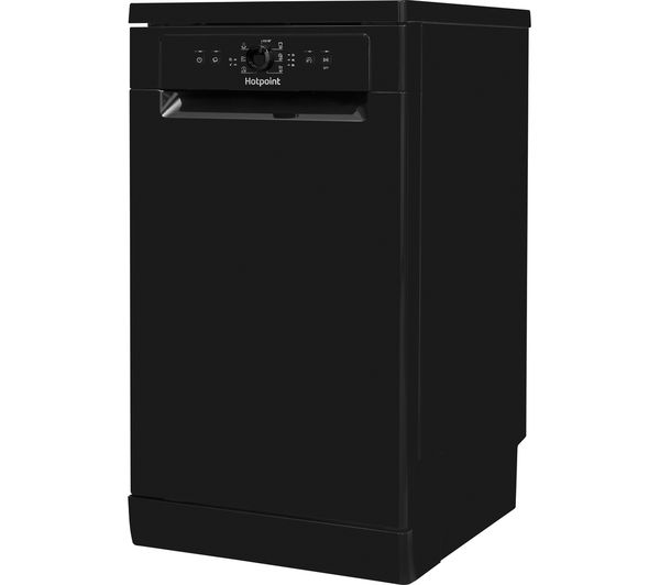 Buy HOTPOINT HSFE 1B19 UK Slimline Dishwasher Black Free Delivery