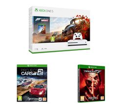 MICROSOFT Xbox One S, Forza Horizon 4, Apex Legends, Project Cars 2 & Tekken 7 Bundle