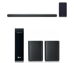 LG SL9YG 4.1.2 Wireless Sound Bar & SPK8 2.0 Wireless Rear Speaker Kit Bundle