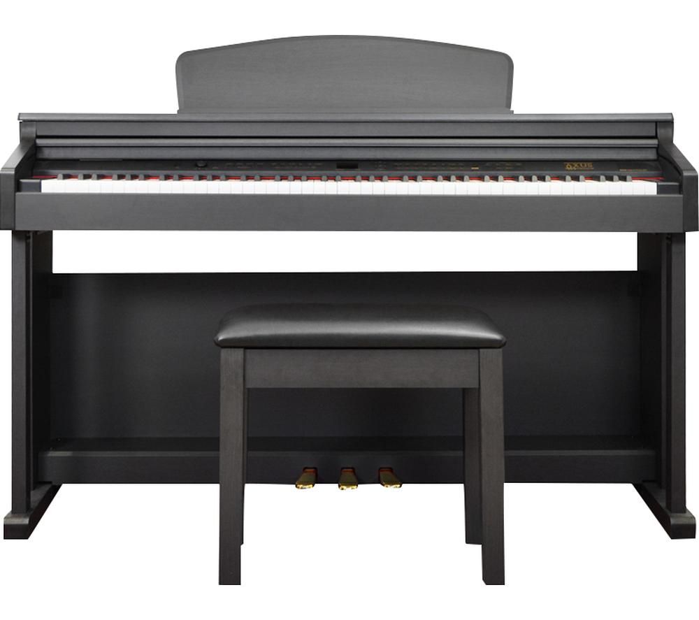 AXUS D2 Digital Piano with Bench - Black