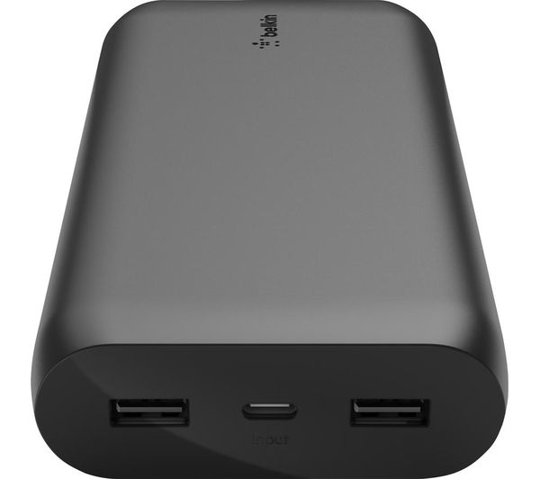 Buy BELKIN 20000 mAh Portable Power Bank - Black | Free Delivery | Currys