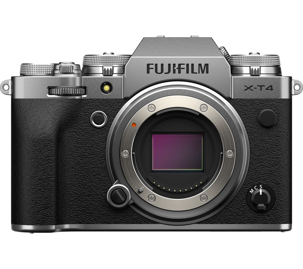 X-T4 Mirrorless Camera - Silver, Body Only