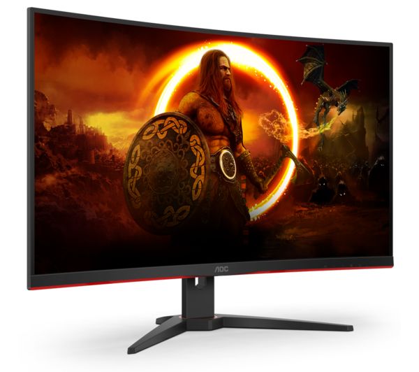 119598 AOC CQ32G2SE/BK Quad HD 31.5" Curved VA LCD Gaming Monitor