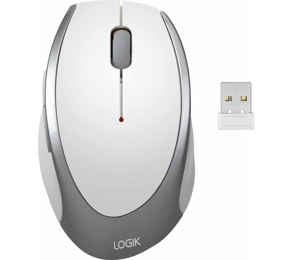 Logik Lwlmwh23 Wireless Optical Mouse White