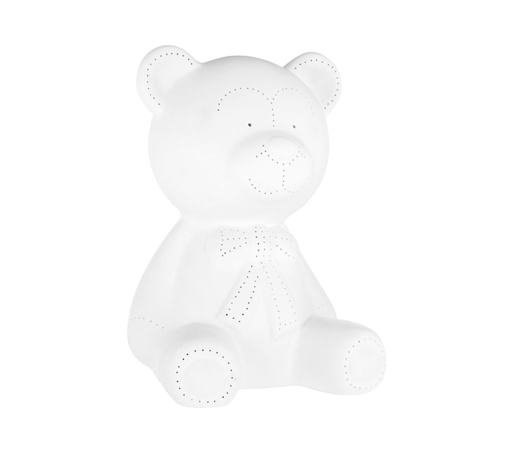 Bear Kids Night Light - White