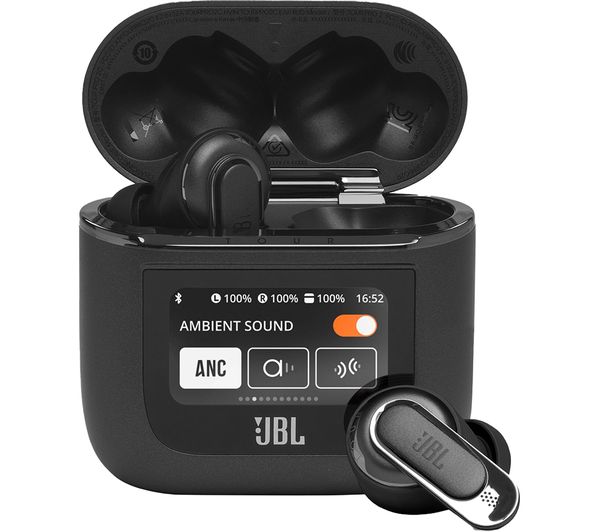 Jbl Tour Pro 2 Wireless Bluetooth Noise Cancelling Earbuds Black