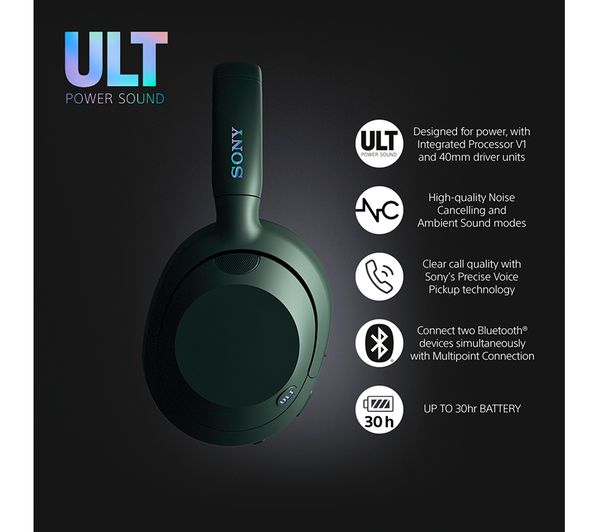 SONY ULT Wear Wireless Bluetooth Noise-Cancelling Headphones