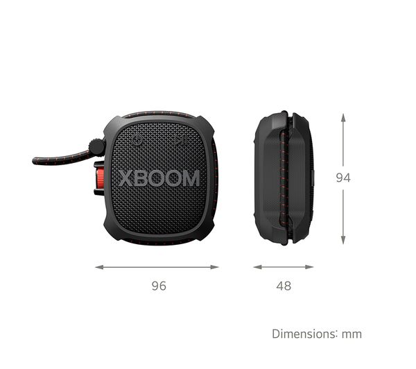 Lg Xboom Go Xg2 Portable Bluetooth Speaker Black Xg2tbk Currys