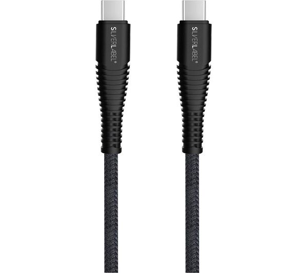 Silverlabel Braided Usb Type C Cable 1 M Black