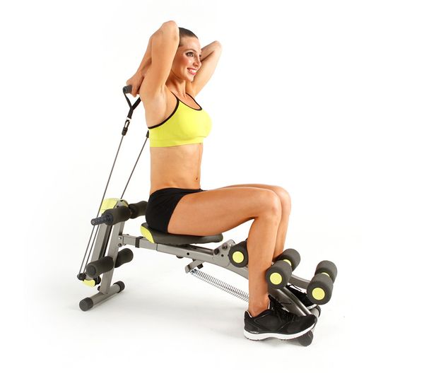 WONDER core２ WONDERCORE 2 Home Multi Gym - Silver & Yellow - WNC - Currys