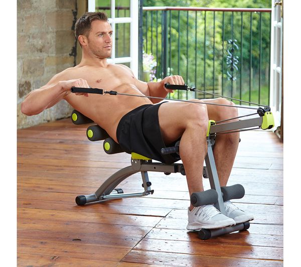 WONDERCORE 2 Home Multi Gym - Silver & Yellow - WNC - Currys