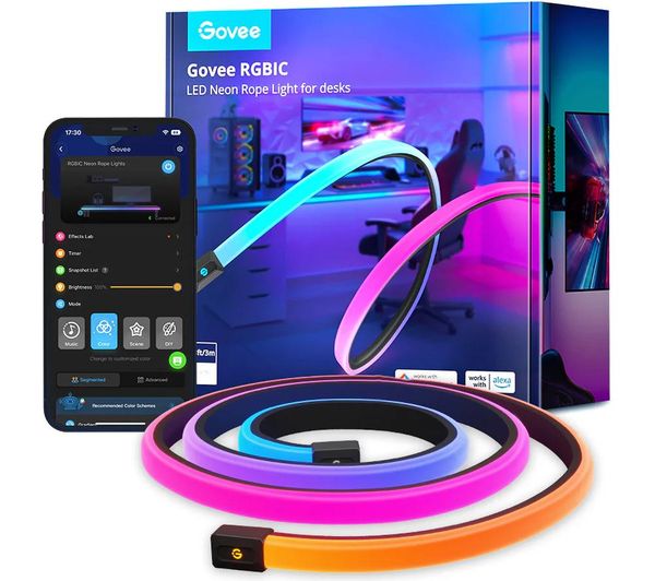 Govee Neon Rope H61c3 Rgb Smart Lightstrip 3 M