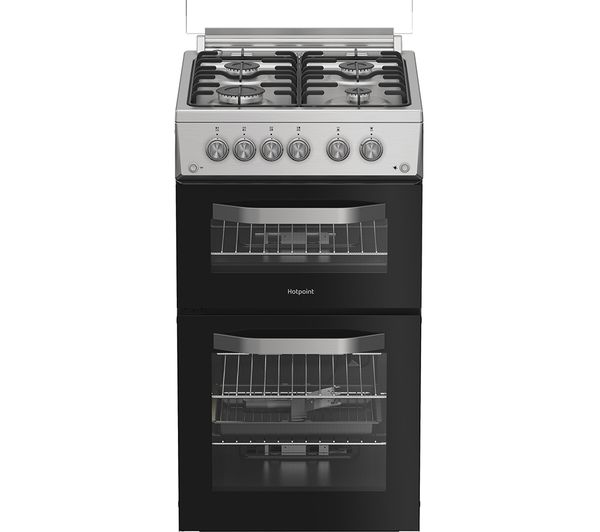 HOTPOINT HDG5GCX 50 cm Gas Cooker - Stainless Steel