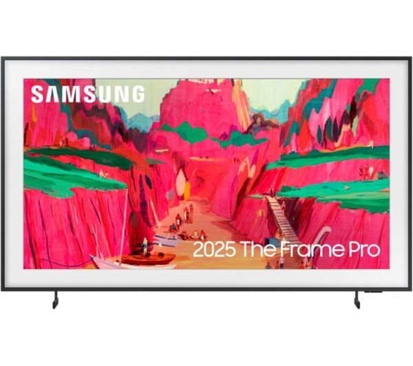 SAMSUNG The Frame Pro LS03FW 85" Neo QLED 4K Art Mode Vision AI Smart TV 2025 - QE85LS03FW