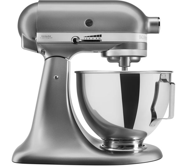 An image of KITCHENAID 5KSM95PSBCU Stand Mixer - Silver