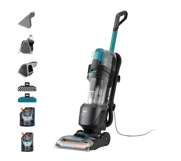 An image of VAX CDCW-MCAP Upright Carpet Cleaner - Black & Grey