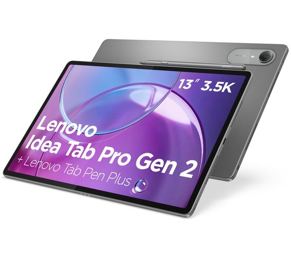 An image of LENOVO Idea Tab Pro Gen 2 12.7" Tablet - 128 GB, Luna Grey