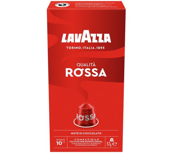 An image of LAVAZZA Qualità Rossa Coffee Pods - 10 Servings