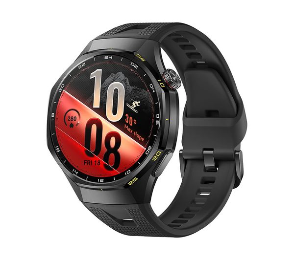 An image of HUAWEI Watch GT 7 Pro - Black with Fluoroelastomer Strap, 46 mm
