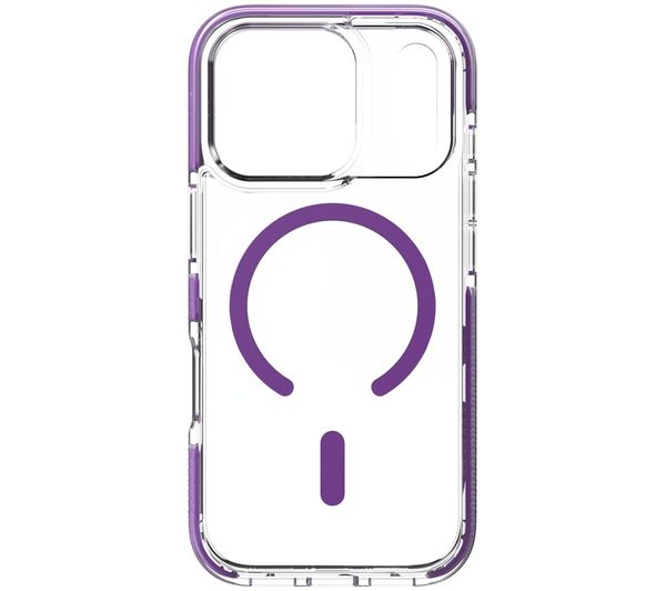 An image of ZAGG Santa Cruz Snap iPhone 18 Pro Max Case - Clear & Purple