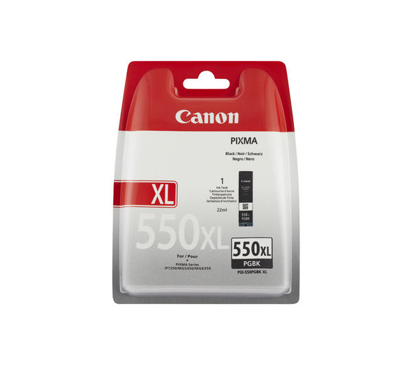 CANON PGI-550XL Black Ink Cartridge, Black