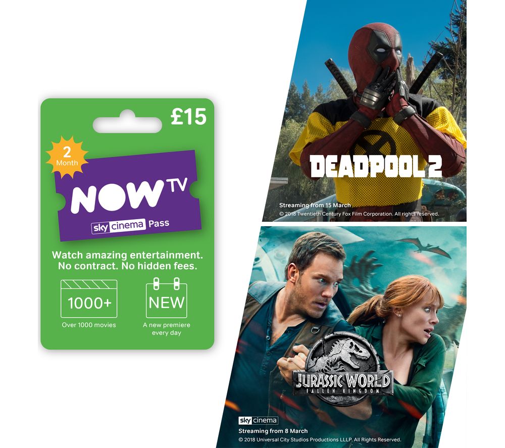 NOW TV Sky Movies Pass - 2 Month