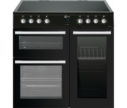 FLAVEL MLN9CRK 90 cm Electric Ceramic Range Cooker - Black