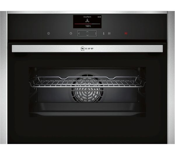 NEFF C27CS22N0B Compact Electric Oven - Stainless Steel, Stainless Steel