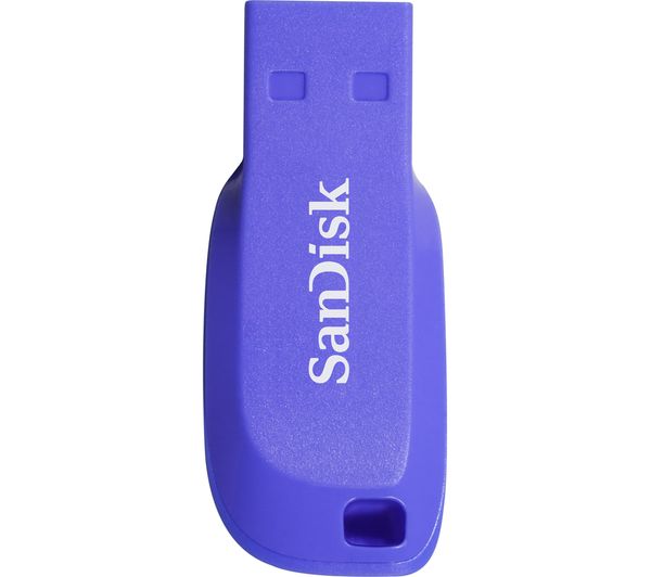 SANDISK Cruzer Blade USB 2.0 Memory Stick - 16 GB, Blue, Blue