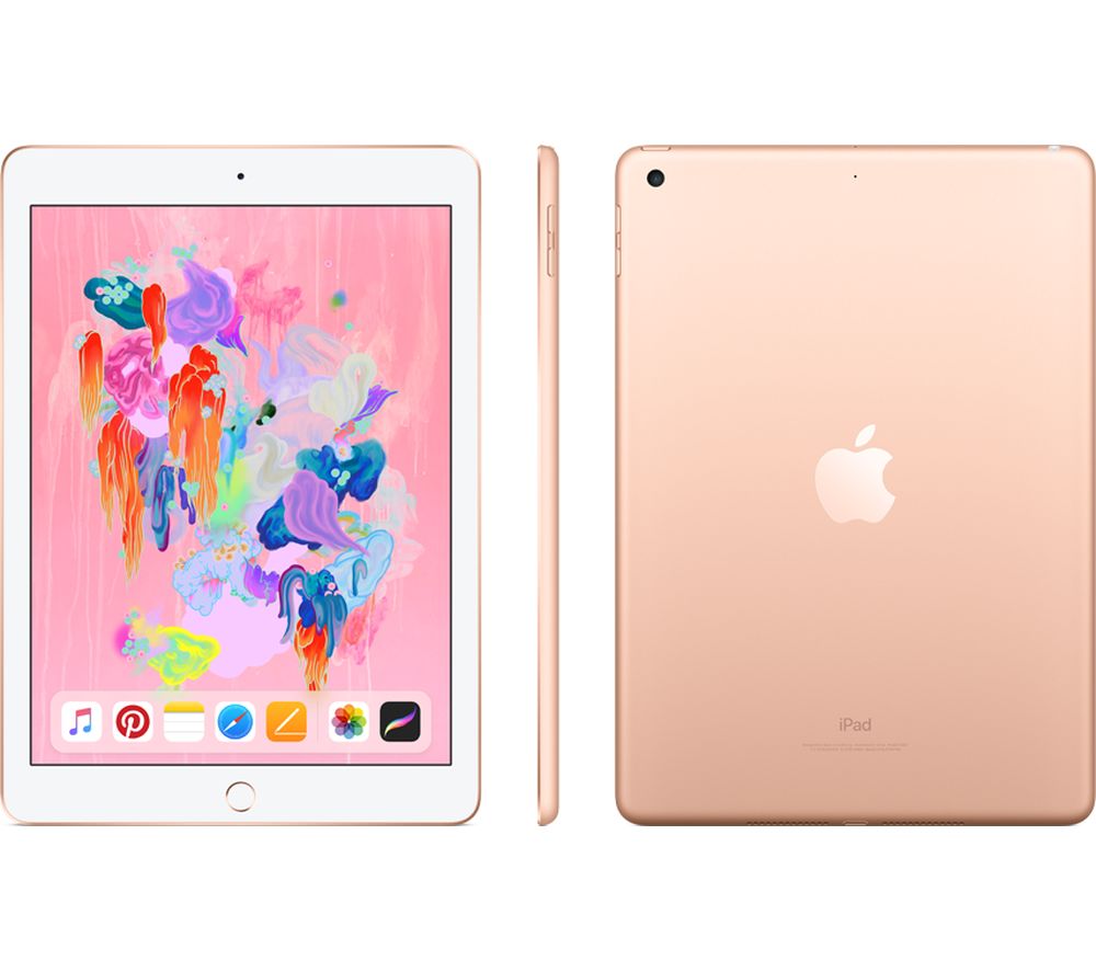 APPLE 9.7″ iPad – 32 GB, Gold (2018), Gold