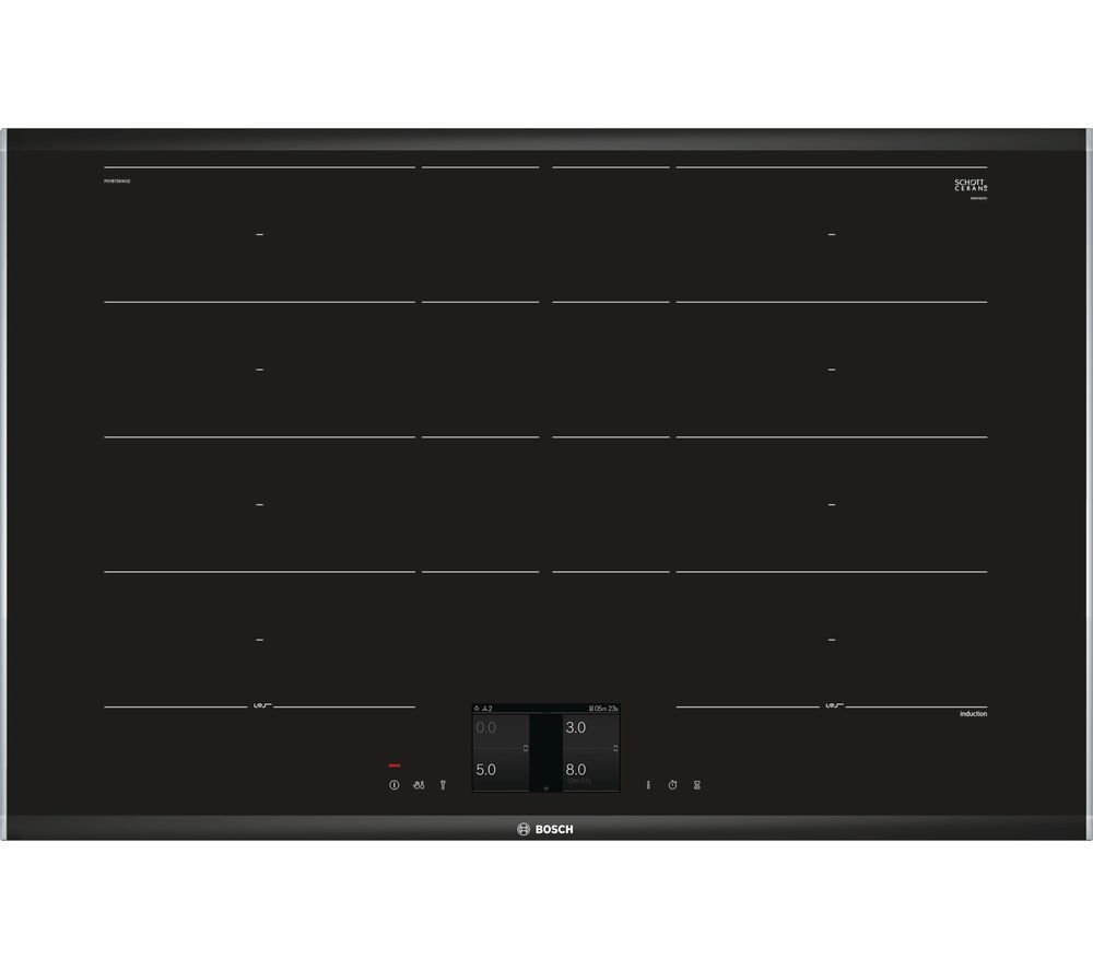 BOSCH Serie 8 PXY875KW1E Electric Induction Hob - Black