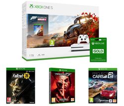 MICROSOFT Xbox One S, Forza Horizon 4, Project Cars 2, Tekken 7, Fallout 76 & LIVE Gold 3 Month Subscription Bundle