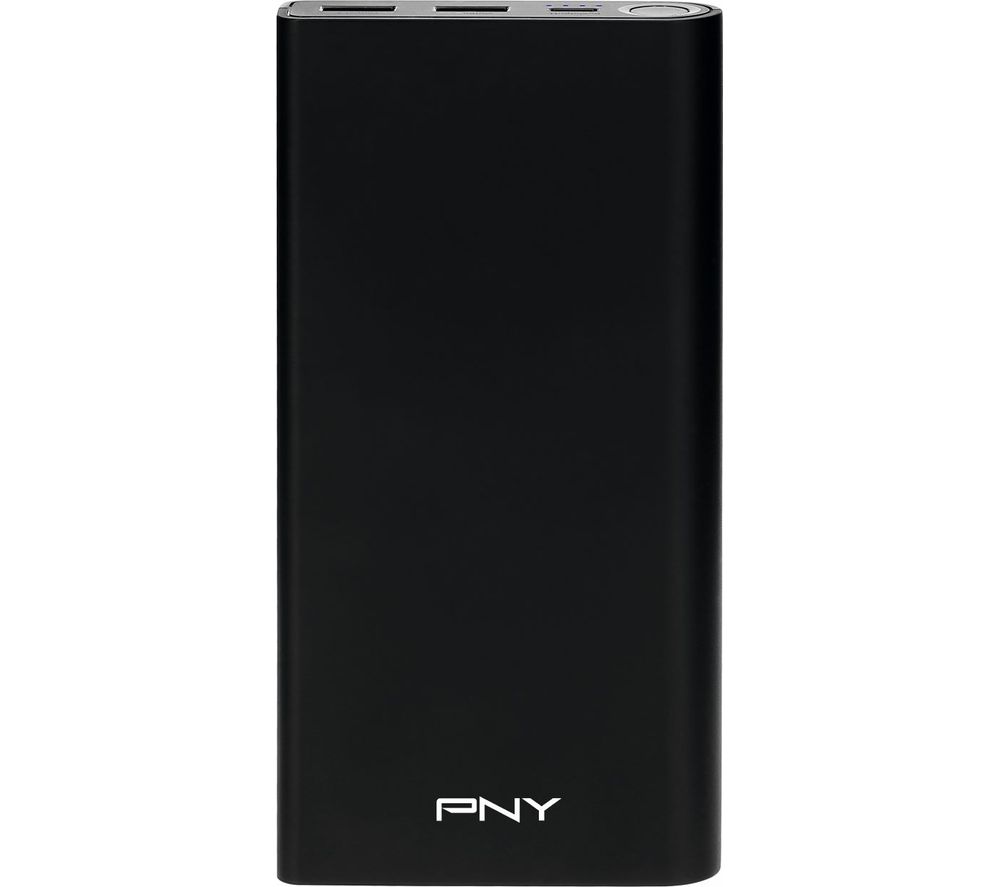 PNY Power Pack Power Delivery 20000 Portable Power Bank - Black, Black
